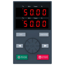 Выносная двустрочная панель оператора ЛПО2 [M01]